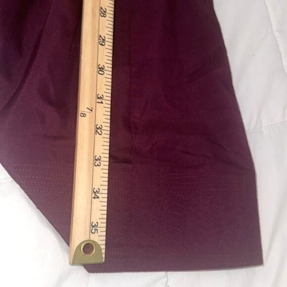 Handcrafted Indian Purple Cotton Dhoti Pants With Pleated Detailing - Picture 7 of 7